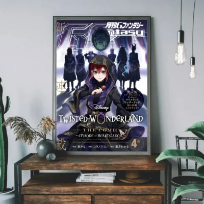 Riddle Rosehearts Twisted Wonderland Anime Wall Art