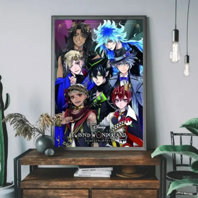 Hot Twisted Wonderland Anime Wall Art