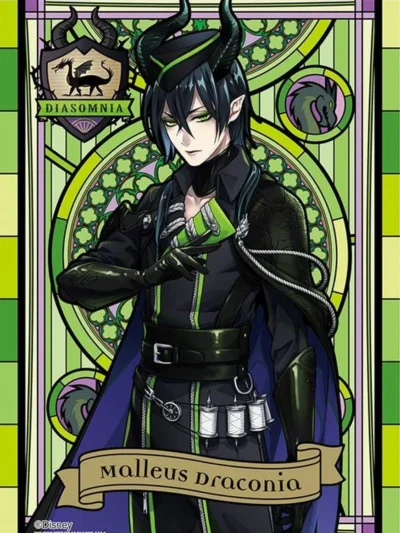 Malleus Draconia Twisted Wonderland Disney Poster