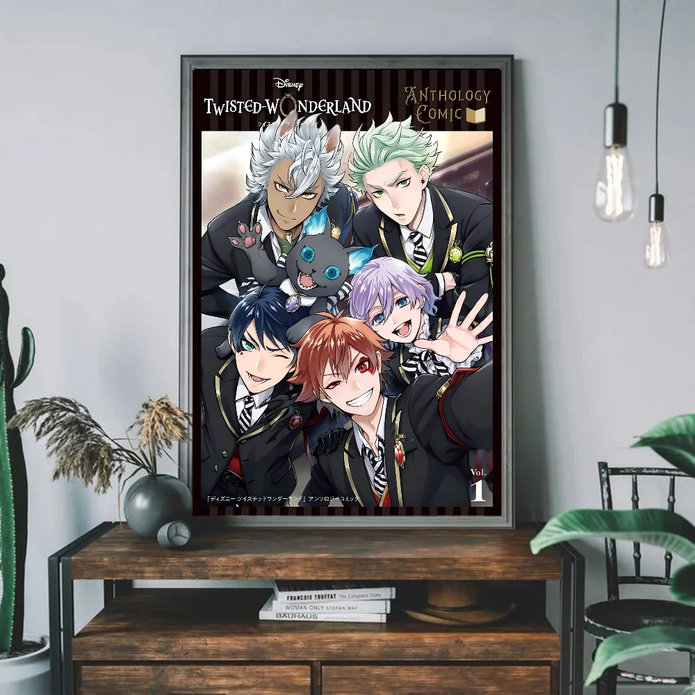 Anthologo Comic Twisted Wonderland Anime Wall Art
