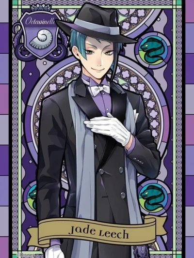 Jade Leech Twisted Wonderland Disney Poster