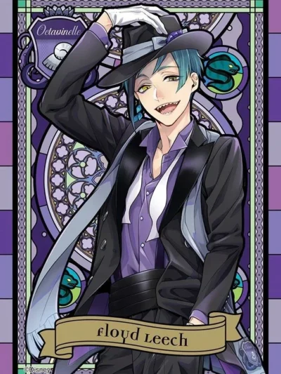 Floyd Leech Twisted Wonderland Disney Poster