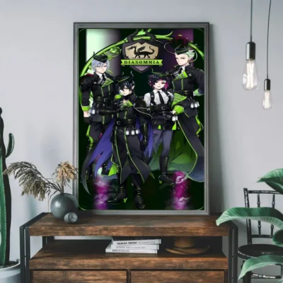Ignihyde Dorm Twisted Wonderland Anime Wall Art
