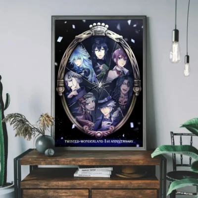 TWISTED WONDERLAND IS ANDERSARY Twisted Wonderland Anime Wall Art