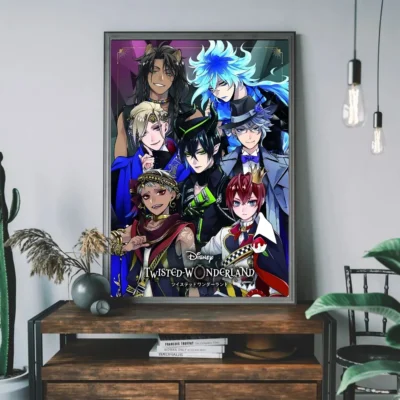 Twisted Wonderland Anime Wall Art
