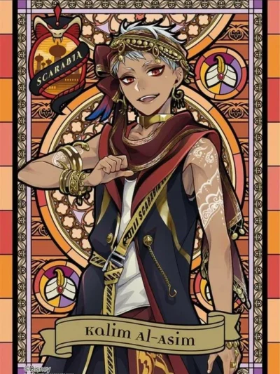 Kalim Al-Asim Twisted Wonderland Disney Poster