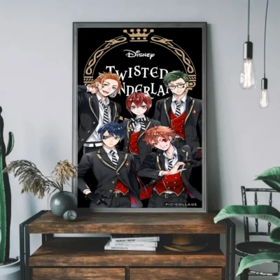 Heartslabyul Dorm Twisted Wonderland Anime Wall Art