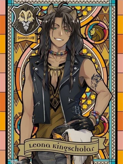 Leona Kingscholar Twisted Wonderland Disney Poster