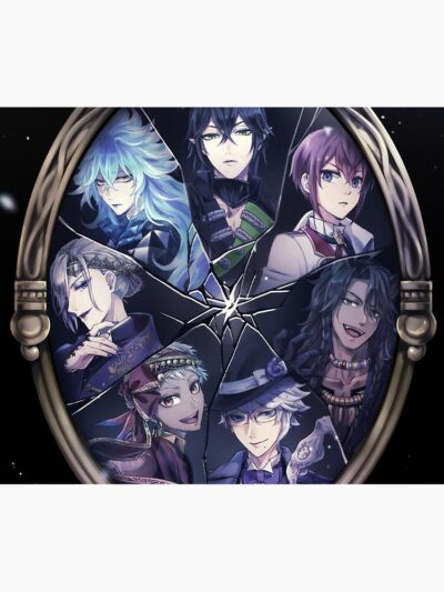 Alternative view of Twisted Wonderland Anime Tapestry