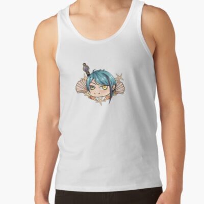 Jade Sea Snake Non Patern Tank Top