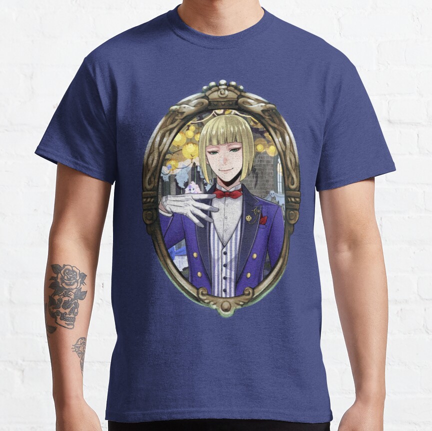 Ghost Marriage Rook Hunt Twisted Wonderland T-Shirt - Image 5