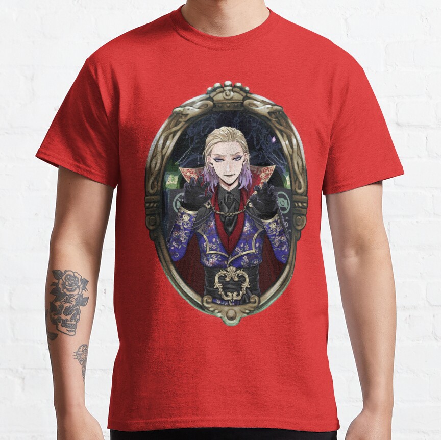 Scary Monsters Vil Schoenheit Twisted Wonderland T-Shirt - Image 3