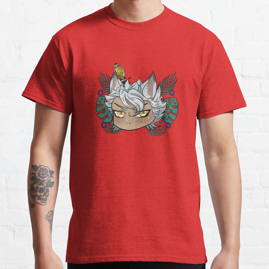Howling Wolf Non Patern T-Shirt - Image 6