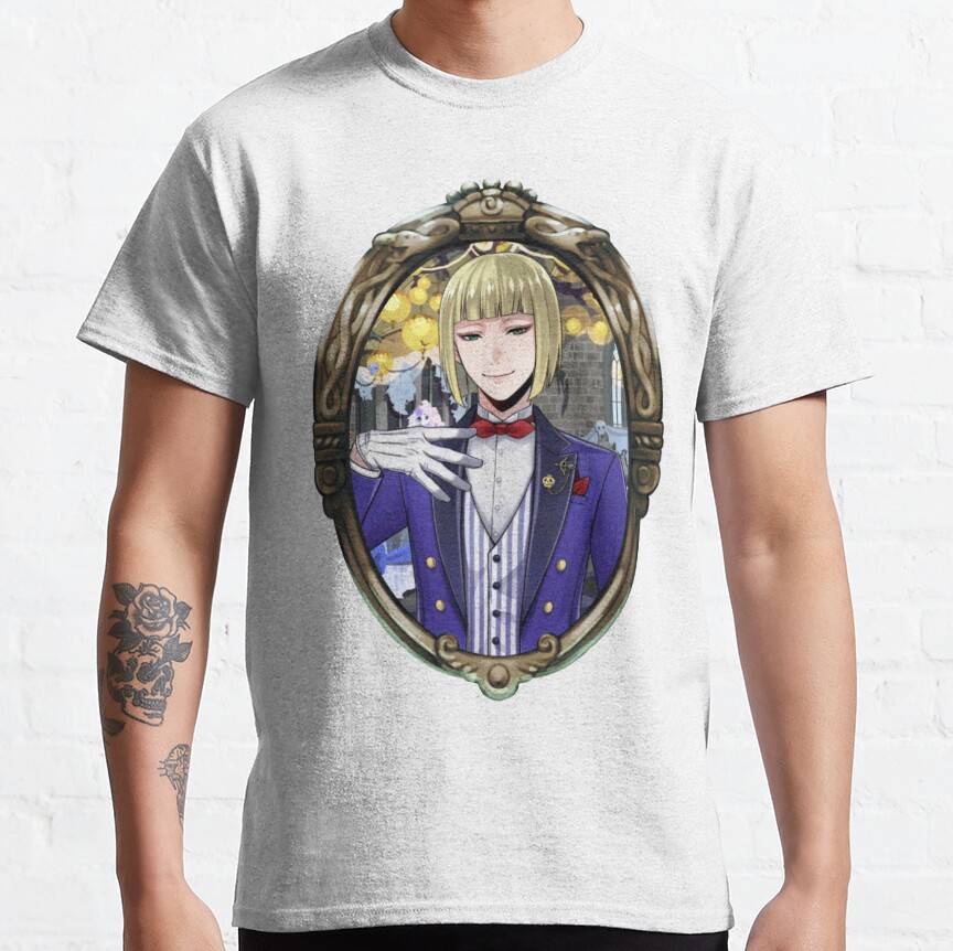 Ghost Marriage Rook Hunt Twisted Wonderland T-Shirt - Image 7