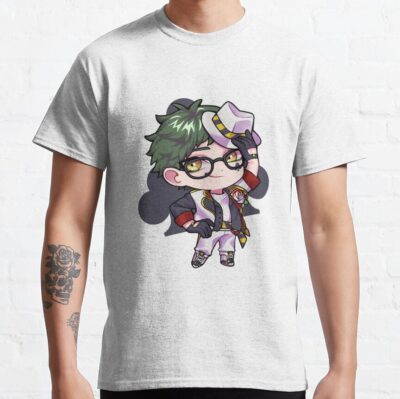Chibi Trey Clover Dorm Uniform Twisted Wonderland T-Shirt
