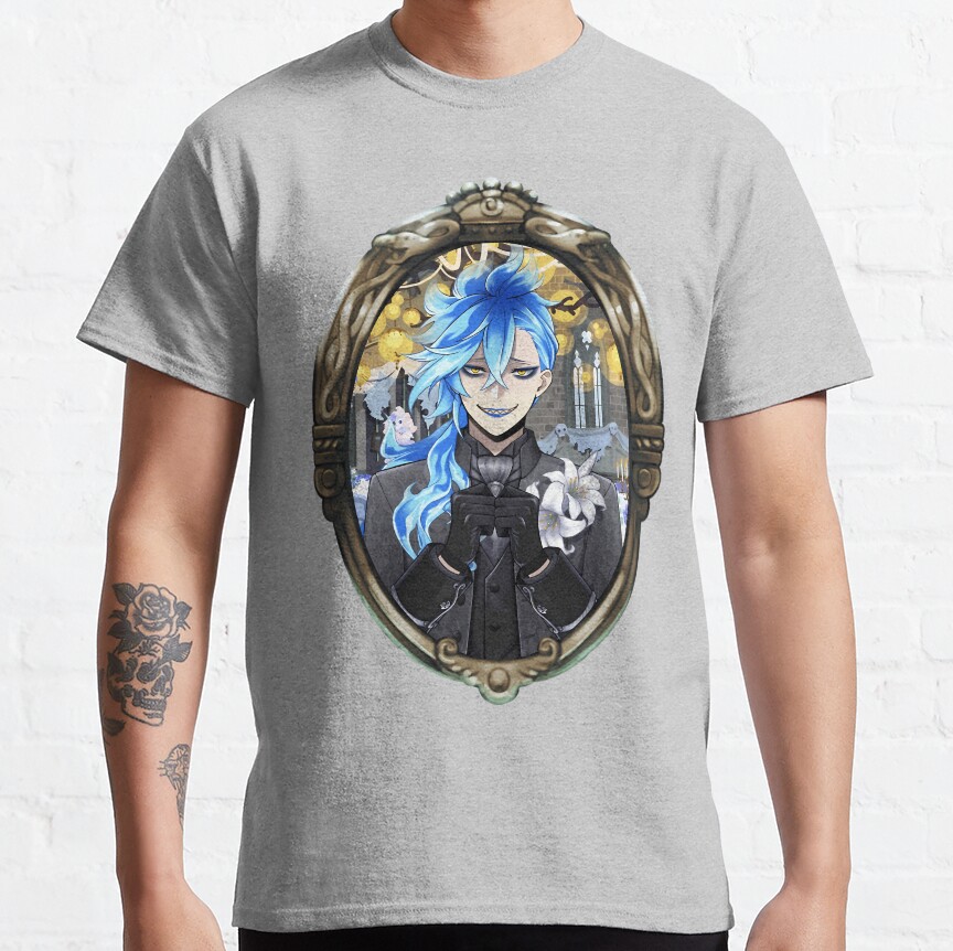 Ghost Marriage Idia Shroud Twisted Wonderland T-Shirt - Image 6