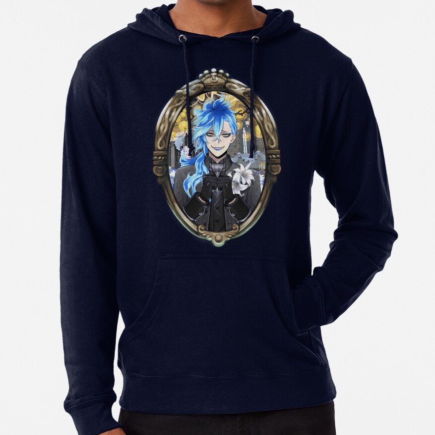 Ghost Marriage Idia Shroud Twisted Wonderland Hoodie - Image 5