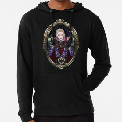 Alternative view of Scary Monsters Vil Schoenheit Twisted Wonderland Hoodie