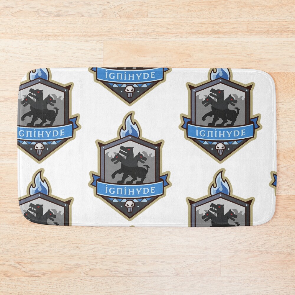 Ignihyde Dorm Logo Bath Mat