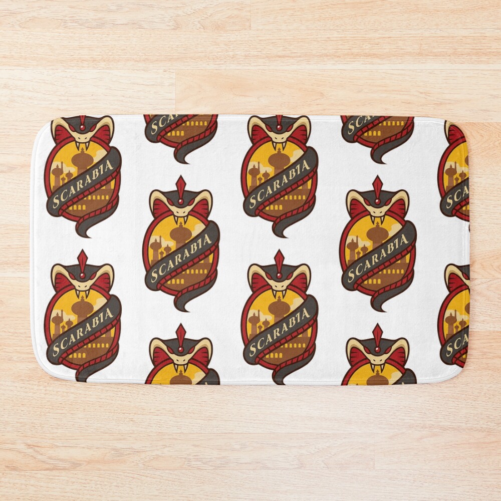 Scarabia Dorm Logo Bath Mat