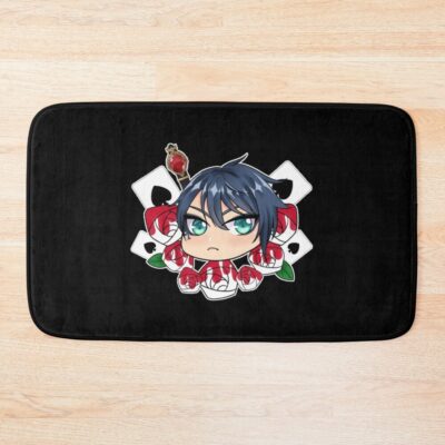 Deuce Of Spades Non Patern Bath Mat