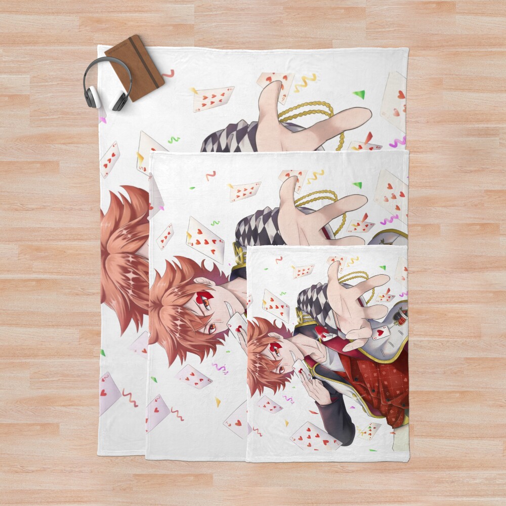 Ace Heart Card Throw Blanket - Image 3