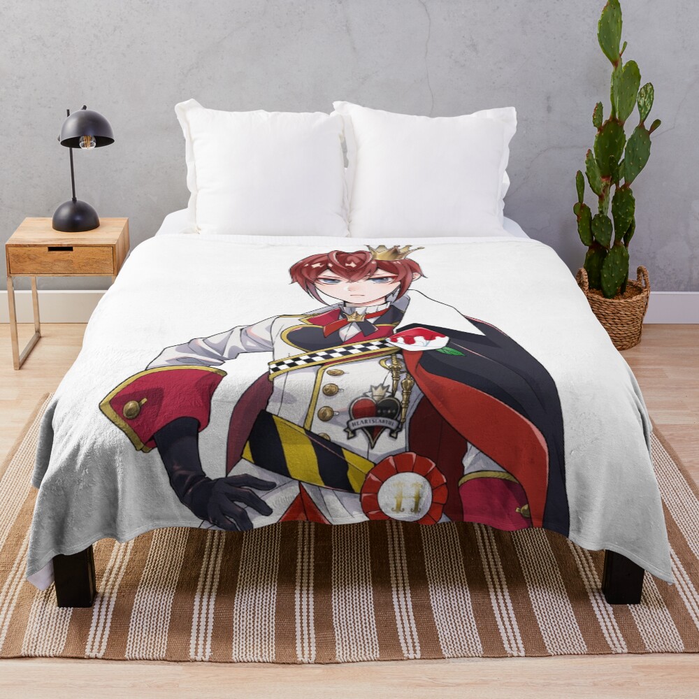 Riddle Rosehearts Throw Blanket