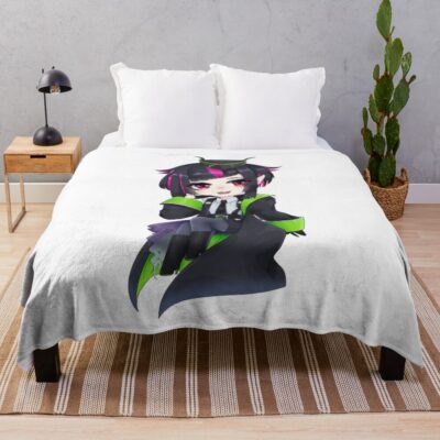 Lilia Vanrouge Sticker Throw Blanket