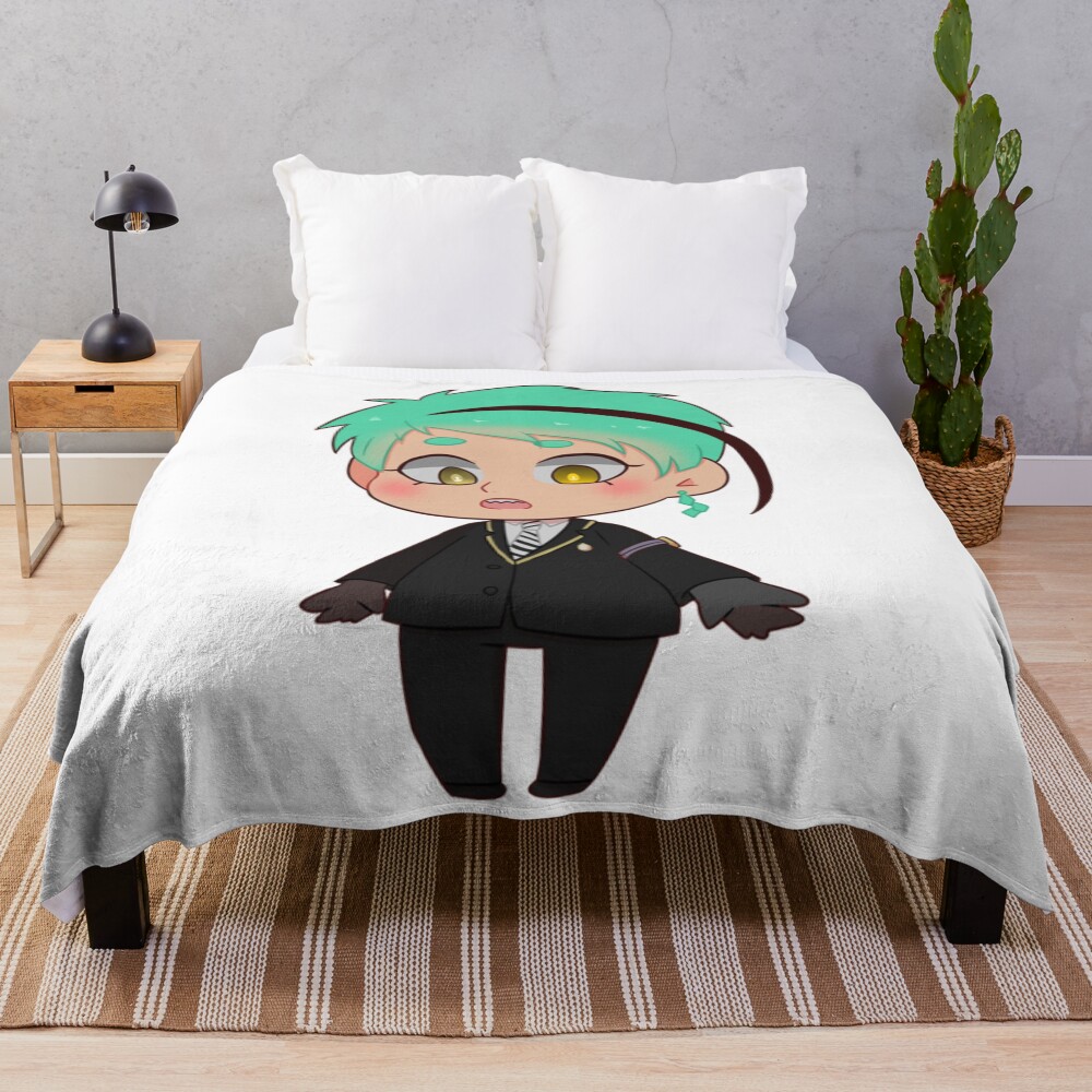 Jade Leech Throw Blanket