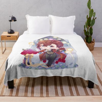 Ghost Marriage Suitor Riddle Rosehearts Throw Blanket