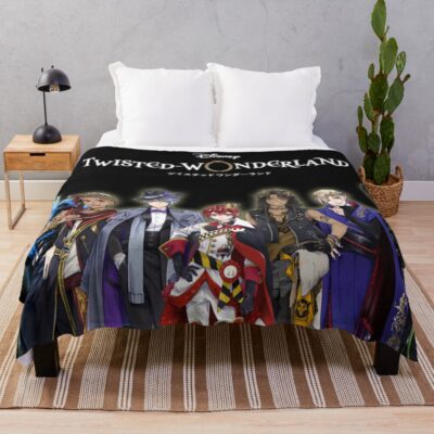 Twistedwonderland Anime Throw Blanket