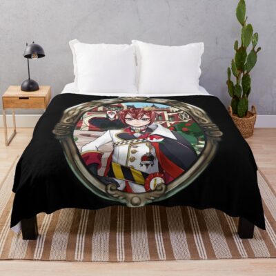 Riddle Rosehearts Twisted Wonderland Throw Blanket