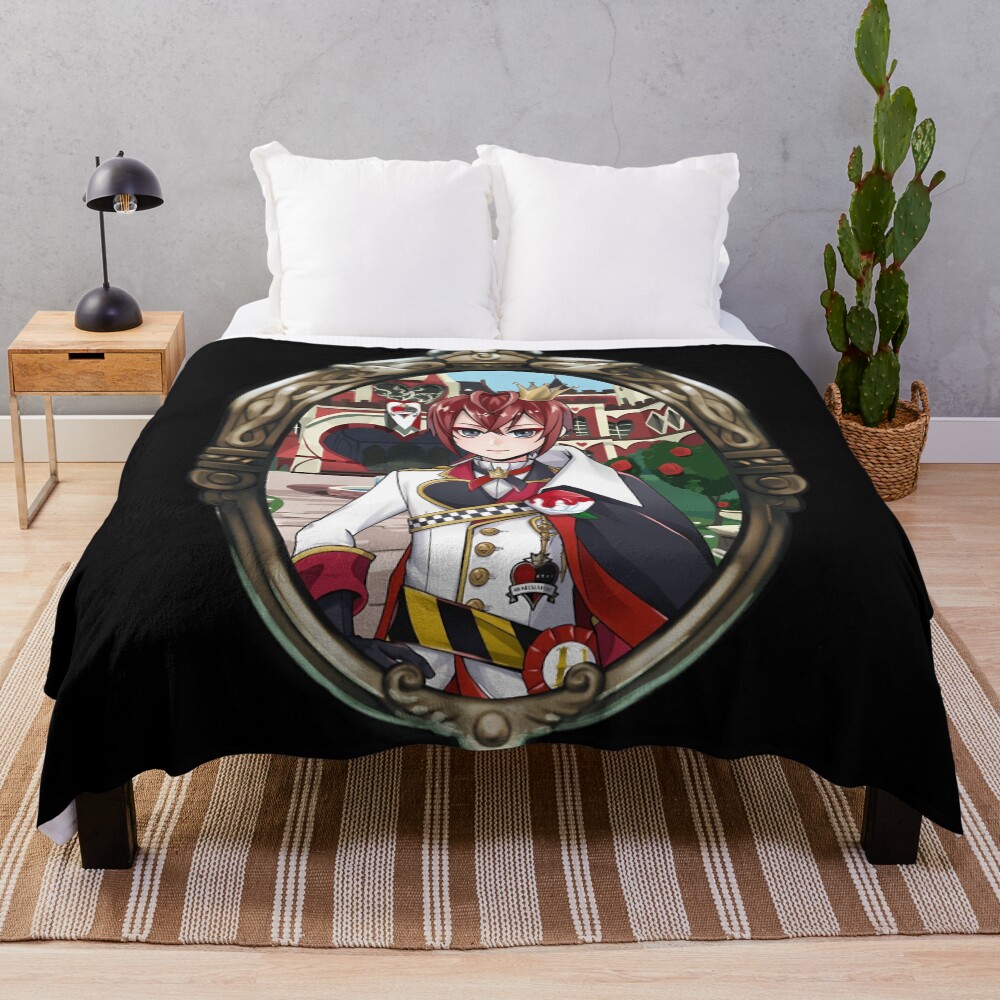 Riddle Rosehearts Twisted Wonderland Throw Blanket