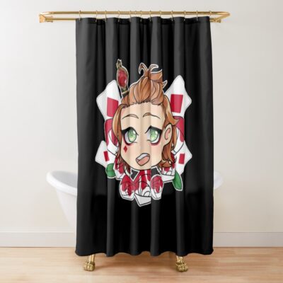 Four Of Diamonds Non Patern Shower Curtain