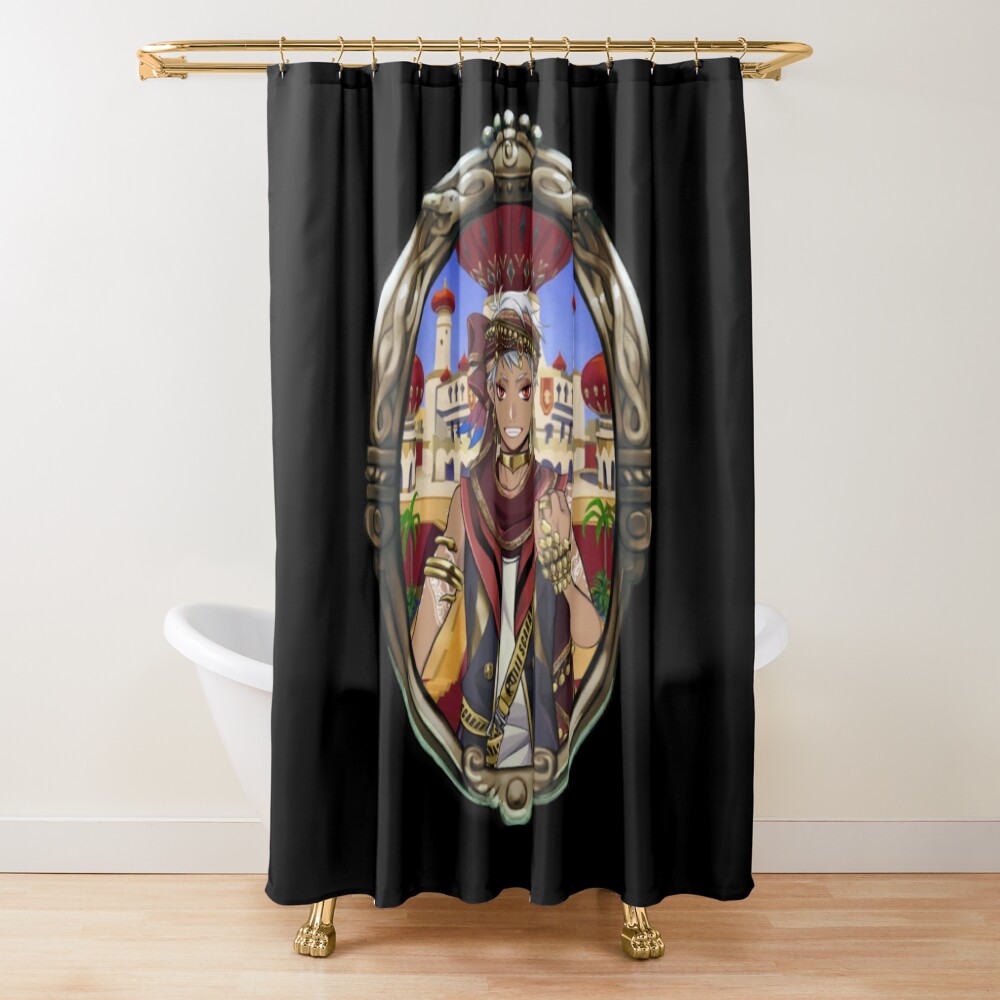Kalim Al Asim Twisted Wonderland Shower Curtain