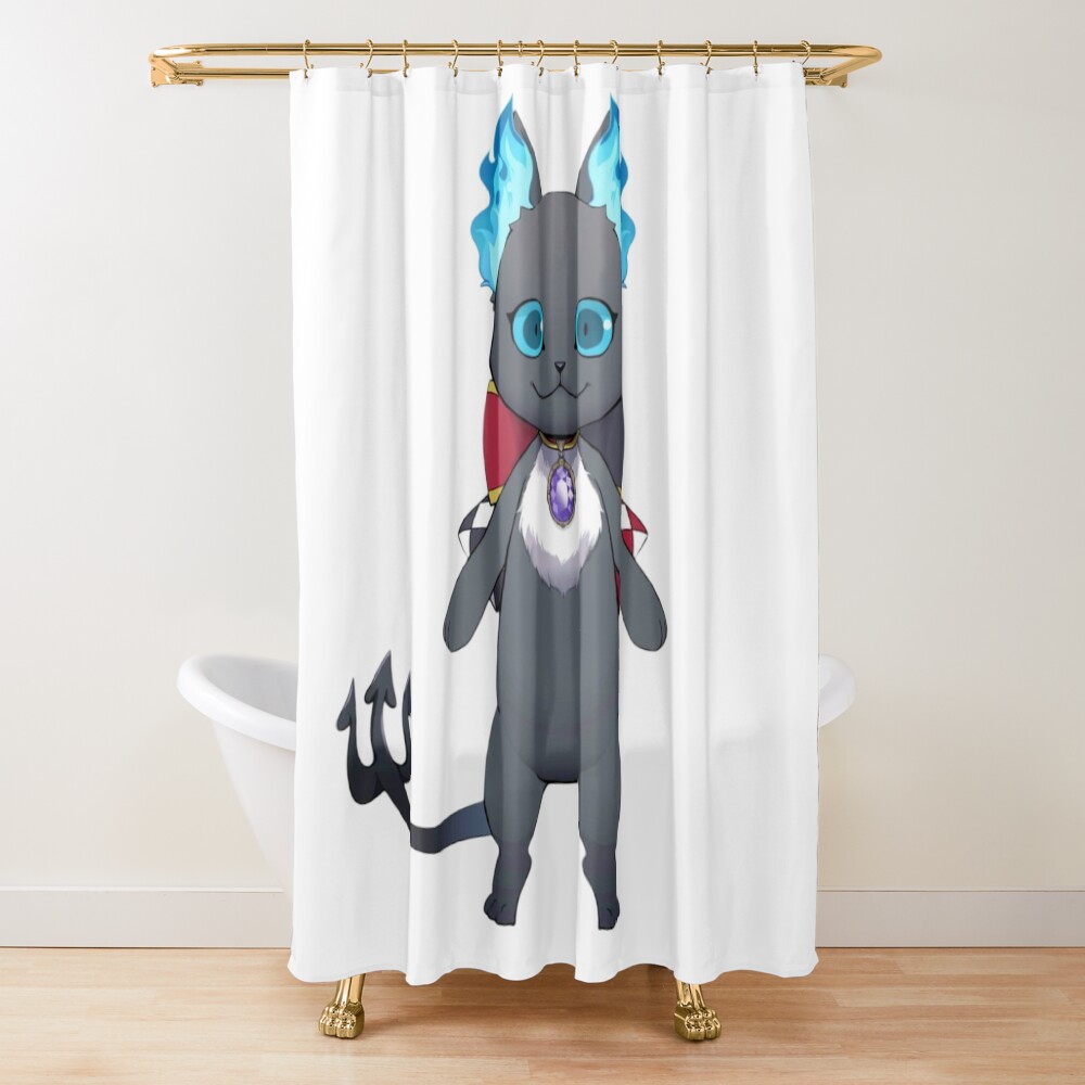 Grim Merch Shower Curtain