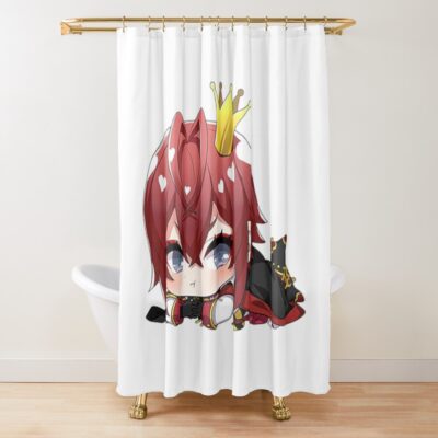 Cute Riddle Rosehearts Shower Curtain