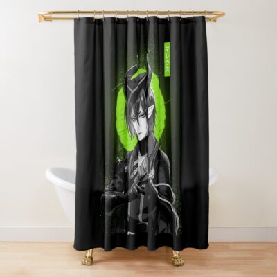 Malleus Draconia Twisted Wonderland Shower Curtain