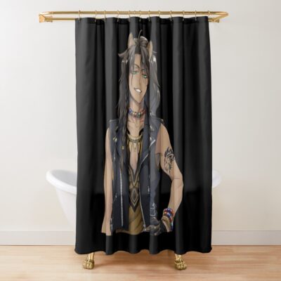 Leona Kingscholar Twisted Wonderland Shower Curtain