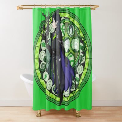 Diasomnia Stained Glass Shower Curtain