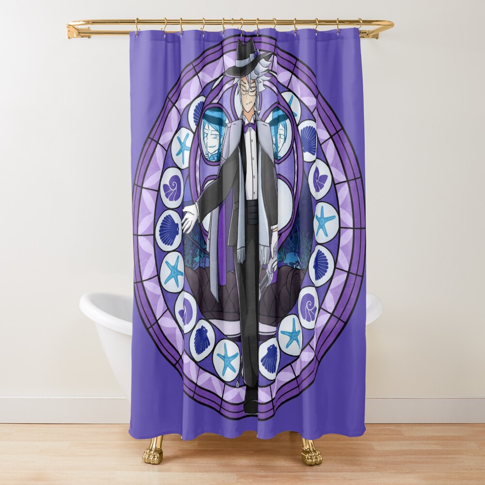 Octavinelle Stained Glass Shower Curtain