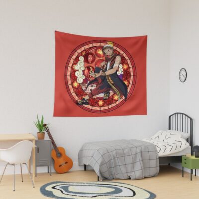Scarabia Stained Glass Tapestry